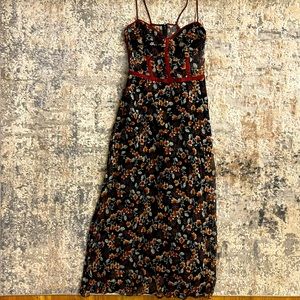 Allen Schwartz Floral Bustier Dress Perfect for Events
